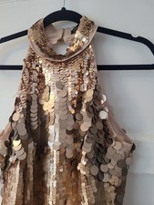 Karen millen gold sequin - karen,