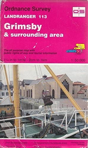 Landranger maps grimsby - landranger, maps: