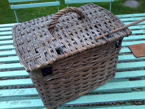 Vintage pigeon bird basket - vintage,