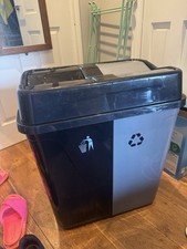 Jolie Max Double Rubbish Waste Separation Bin Recycling. Total 100L (2 x 50 L) 