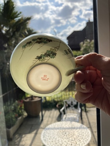 Vintage japanese eggshell tea - japanese,