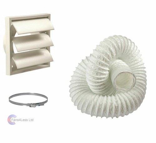 Tumble dryer kit - 100mm, wall