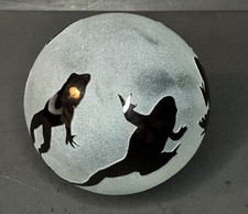 Steven Correia art glass Frogs