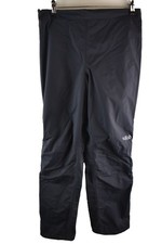 RAB Black Downpour Plus Pants Trousers size S Mens Walking Hiking Rain Casual
