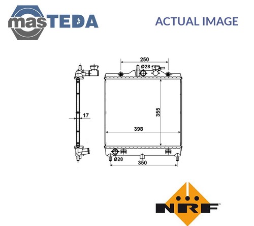 53489 engine cooling radiator - engine,