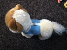 GUND Boo Worlds Cutest Dog Plush In Blue Harness   Soft Toy Puppy 10”