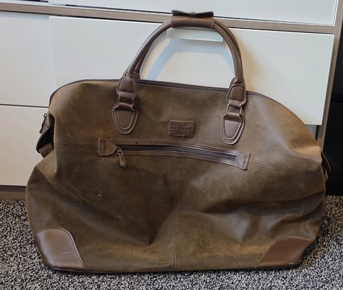 Kangol suede overnight bag - suede, (1)