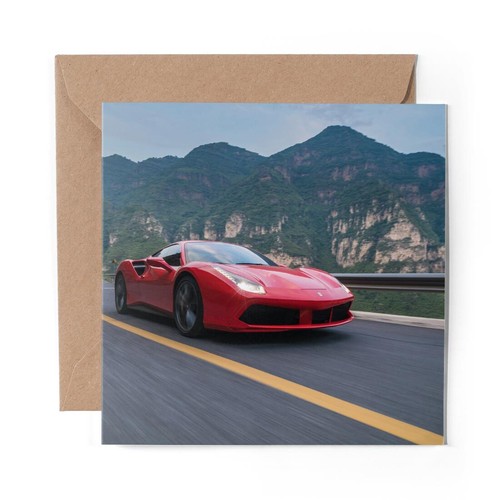 Blank greeting card - x,