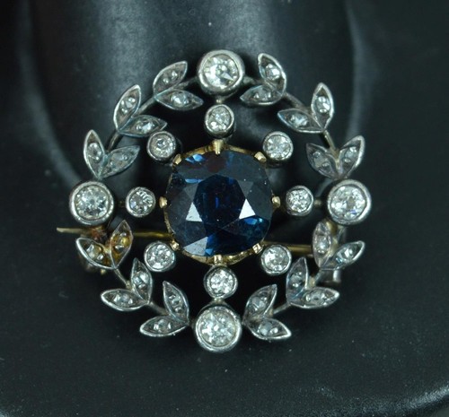 Victorian blue sapphire and - blue,