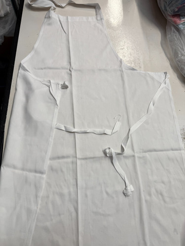 White bib apron ex rental - 10, -ex