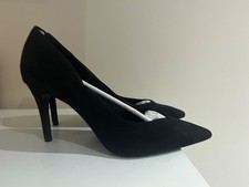 Stradivarius Shoes Size UK 5 Black Court Stiletto Heels Formal Occasion