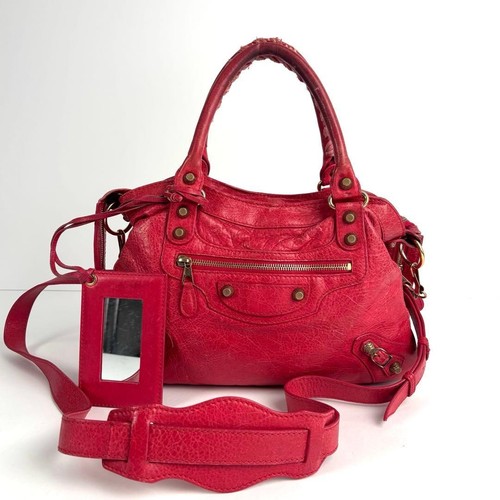 Auth balenciaga giant city red - giant,
