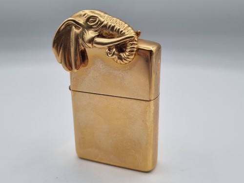 Zippo gold plated elephant - zippo,
