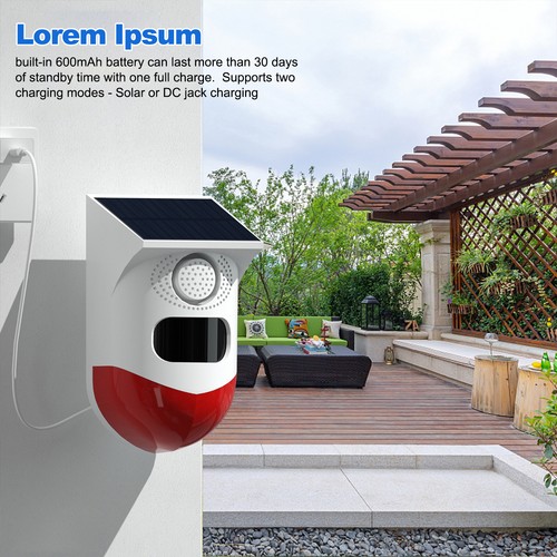 Solar motion sensor - solar,