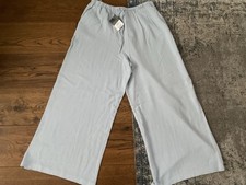 Peacocks Light Blue Wide Leg