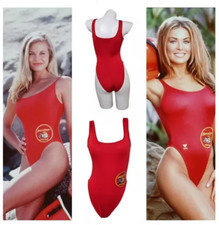Baywatch C.J. Parker Cosplay Red Baywatch Sexy Lifeguard Beachwear Swimsuit