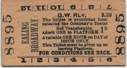 Great western railway platform - western,