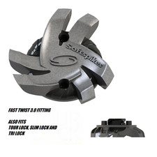 Fast Twist 3.0 Soft Spike in Grey/Black (Choose Quantity From Menu) Tour Lock