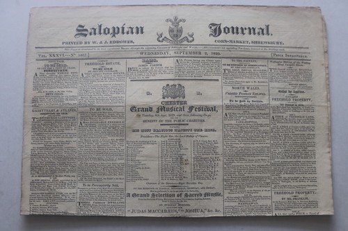Salopian journal and - journal,