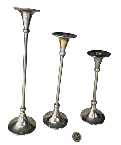 Candle stick holders triplet - stick,