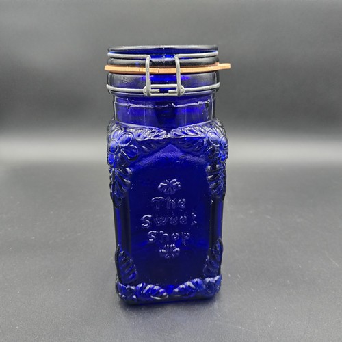 Vintage cobalt blue glass - cobalt,