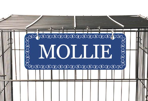 Pet name plate - name,