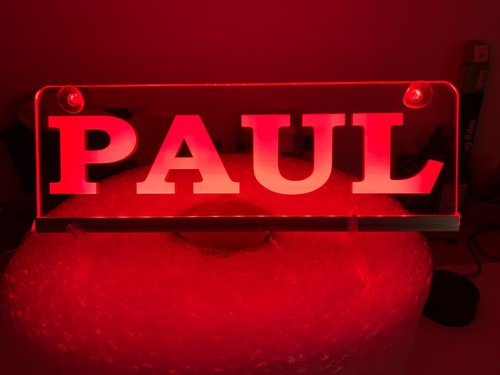 Personalised name plate - personalised,