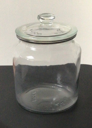 Glass biscotti jar cookie - glass,