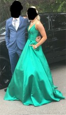 Emerald green prom - prom, dress