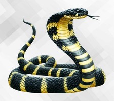 King Cobra Snake Wall vinyl