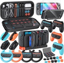 258 Switch 2 Accessories Bundle Nintendo 2025 Console 32-in-1 Family RRP £45