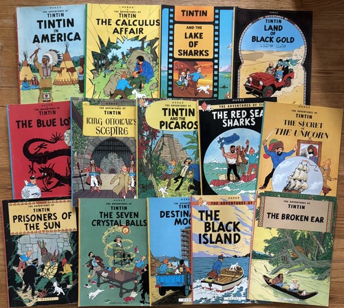 Lot vintage tintin - lot, 15