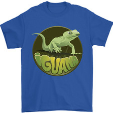 An Iguana Lizard Mens T-Shirt 100% Cotton