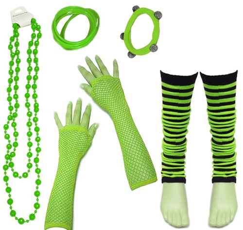 Neon leg warmers - 80's, uv