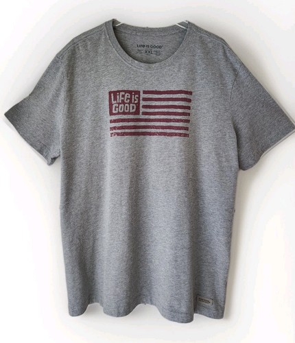 Life good american flag - life,