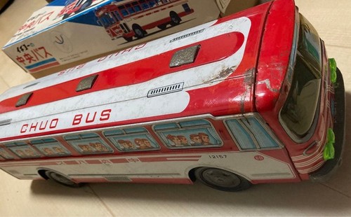 Ichiko vintage tin toy car - ichiko,