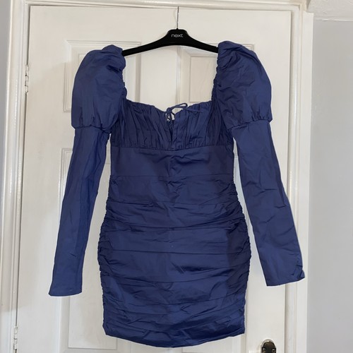 Polly blue long sleeve - long, mini