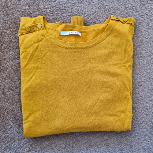 Camaïeu womens yellow - womens, cotton