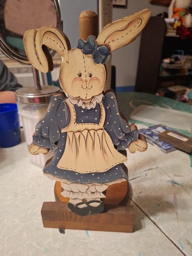 Wooden rabbit paper towel - rabbit,