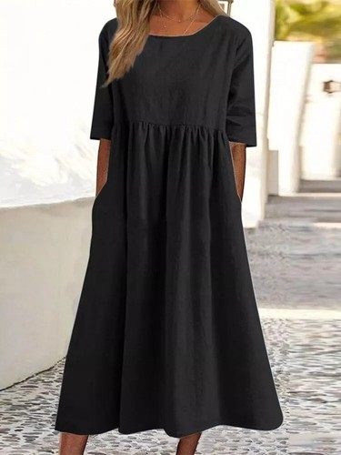 Womens short sleeve - short, pleated
