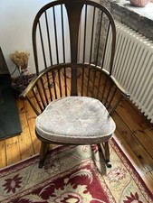 Vintage Ercol Chairmakers Rocking Chair 473 with original seat  cushion