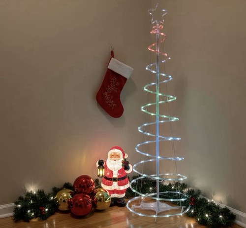 Led spiral light xmas - led, tree