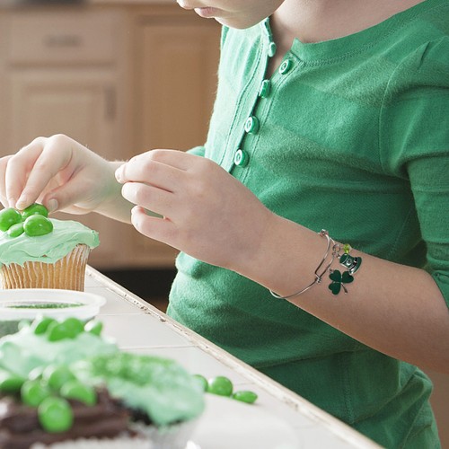 Shamrock bracelet - bracelet, st
