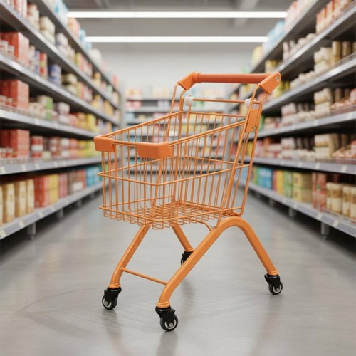 Toy grocery trolley realistic - grocery,