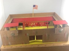 Vintage Wooden Fort Laramie