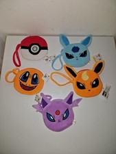 Pokemon Plush Coin Purse Money Bag Banpresto Flareon Espeon Pokeball Soft Toy
