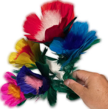 15” SLEEVE FEATHER FLOWER