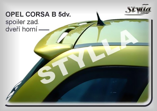 Spoiler rear roof tailgate - roof,