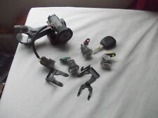 NISSAN MICRA MK 2 COMPLETE 4 PIECE LOCK SET WITH 1 REMOTE KEY 2001 YR