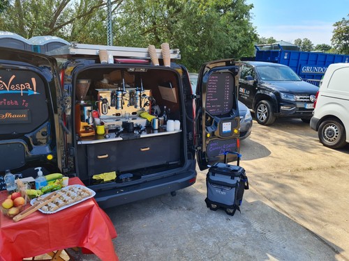 Solar powered coffee van - solar,
